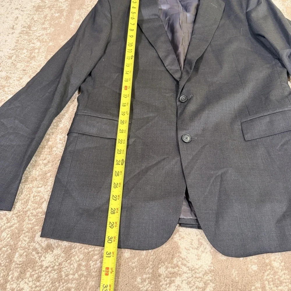 Brooks Brothers 1818 Regent Mens Gray Trabaldo Togna Estrato Suit 40L 34x34
